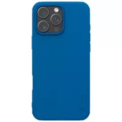 NILLKIN - Case Super Frosted Magnetic para iPhone 16 Pro - Azul