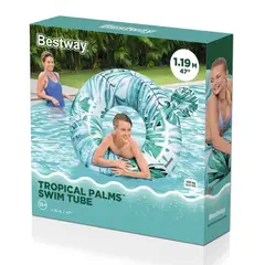 BESTWAY - FLOTADOR ARO PALMAS TROPICALES -