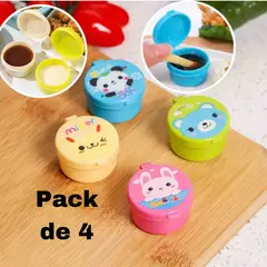 GENERICO - Set de 4 envases salseras