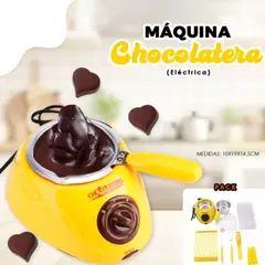 GENERICO - Olla Chocolatera con Accesorios para Reposteria Rosado