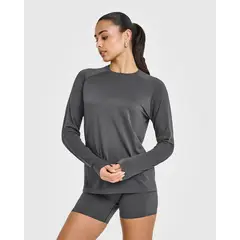 GENERICO - POLO DEPORTIVO MANGA LARGA MUJER DE LYCRA - CAMISETA MANGA LARGA MUJER