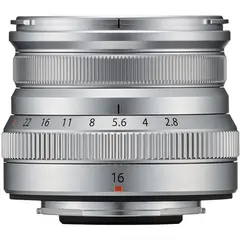 FUJIFILM - XF 16mm f/2.8 R WR Lente - Plata