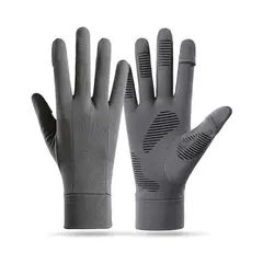 BLWOENS - Guantes de abrigo de invierno para mujeres - Gris