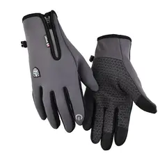 BLWOENS - Guantes de abrigo de invierno para mujeres - Gris