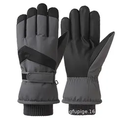 BLWOENS - Guantes de abrigo de invierno para mujeres - Gris