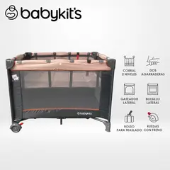 BABY KITS - Cuna Corral Relax Rosado