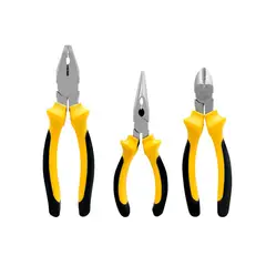 KAMASA - Juego De Alicates 3 Pzs (6",6",8") Pvc KM286