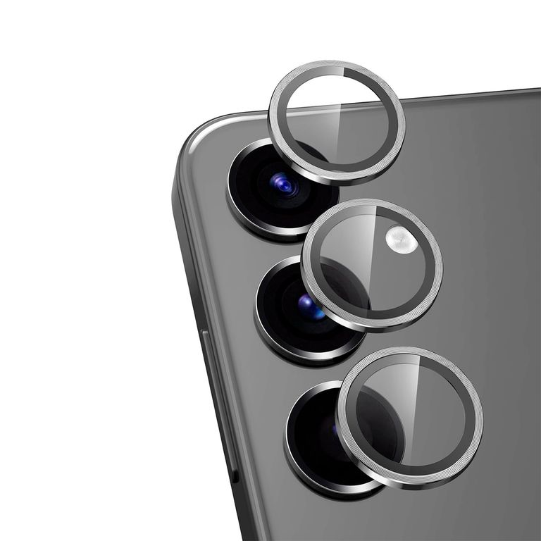 Protector de Lente Glass Individual Compatible con Galaxy S25 Plateado