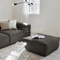 GENERICO - Banqueta Monarch Tejido - Gris Oscuro