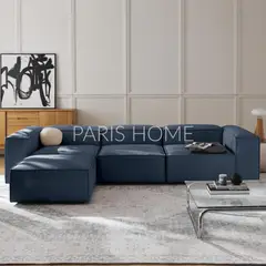 GENERICO - Banqueta Monarch Tejido - Azul Oscuro