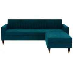 ARTSOFA - Sofá seccional Mumbai cobalto + obsequio