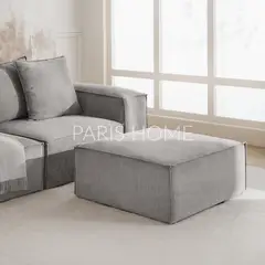 GENERICO - Banqueta Monarch Pana - Gris