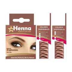 GENERICO - KIT DE 2 CEJAS MARRON CLARO + CEJAS MARRÓN OSCURO - HENNA
