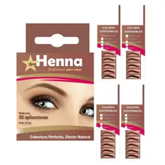 GENERICO - 4 TINTES CEJAS CHOCOLATE - MARRÓN CLARO Y OSCURO CAFÉ OSCURO