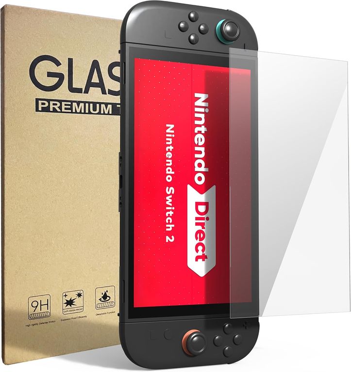 Mica para Nintendo Switch 2 (2025) Protector de Pantalla Vidrio Templa