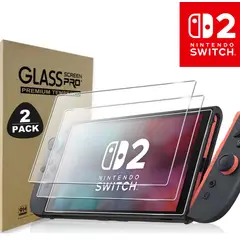 GENERICO - Pack 2 und Mica de Vidrio para Nintendo Switch 2 Protección total
