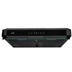 SOLE - Campana Gaia 60 cm 3 niveles de absorción negro TURE101CO