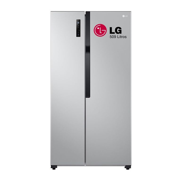 Refrigeradora Side by Side 509L con Total no Frost LS51BPP Plateado