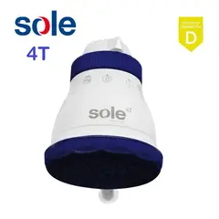 SOLE - DUCHA ELÉCTRICA 4T 5500W MODELO EVOLUCIÓN INCLUYE BRAZO