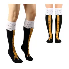 GENERICO - Medias Largas Patas de Pollo Negro