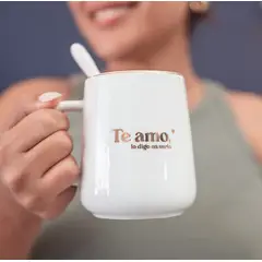 MAGIA PE - Taza Blanca "Te Amo, lo digo enserio" - Magia.pe