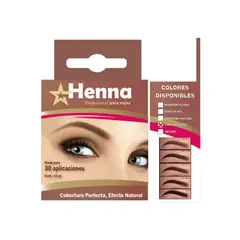 GENERICO - CEJAS CAFÉ OSCURO - HENNA