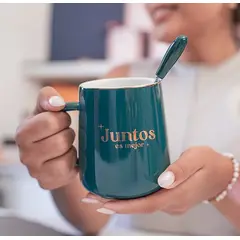 MAGIA PE - Taza Verde Juntos es Mejor -Magiape