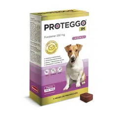 PROTEGGO - 3M de 4,5 a 10 Kg X1 Tableta Antipulgas Para Perro
