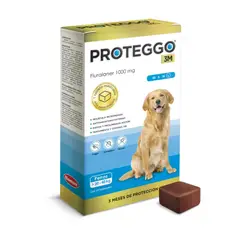 PROTEGGO - 3M de 20 a 40 Kg X1 Tableta Antipulgas Para Perro