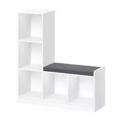 GENERICO - Estante Multiusos con Asiento Infantil Snow - Vaquita Home