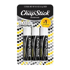 GENERICO - Hidratante labial ChapStick Classic - Pqte x 3