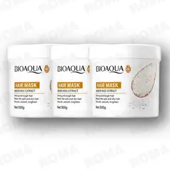 BIOAQUA - PACK 3 MASCARILLA CAPILAR DE ARROZ 1500ML