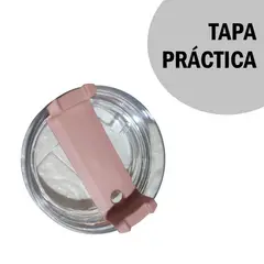 GENERICO - Vaso Tumbler Térmico de Acero Inoxidable con Sorbete - 1183ml