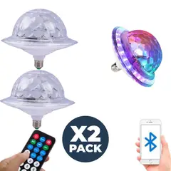 OEM - X2 Luz Disco LED UFO con Bluetooth y Efecto Bola de Cristal Mágica