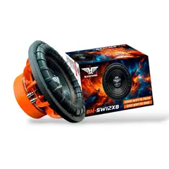 BLACK HAWK - Subwoofer 12" Pulgadas 2000W 600RMS 2 Bobina