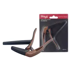 STAGG - SCPX-FL CLWOOD Capotraste Plano Color Madera Clara