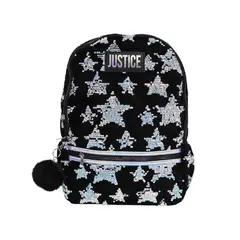 JUSTICE - Mochila Escolar Portalaptop con llavero