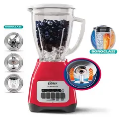 OSTER - Licuadora Oster® 2 Velocidades Tritura Hielo 550W BLSTKAG-MPB