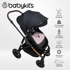 BABY KITS - Coche Cuna Vox T Gold Rosado