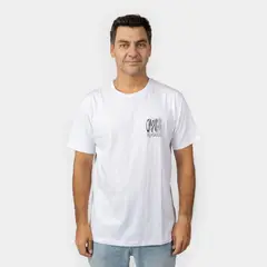 O'NEILL - POLO MANGA CORTA HOMBRE ONEILL SURF HEROES GRAPHIC T SHIRT SNOW WHITE