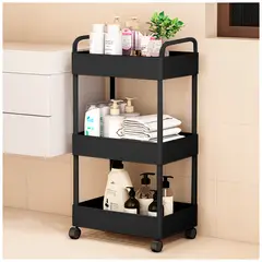 KELLER - Carrito Organizador 3 Niveles con Ruedas para Baño NG AY8