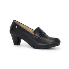 PAR&SS - Mocasines De Cuero Mujer KA25Q1-BARBY Negro