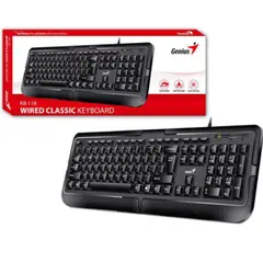 GENIUS - TECLADO KB-118 NEGRO