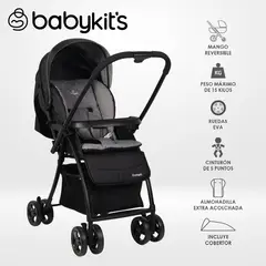BABY KITS - Coche Cuna NEXT GEN Gris