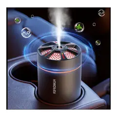 GENERICO - Ambientador Difusor para Autos - MOD 3 Led Pro - Negro