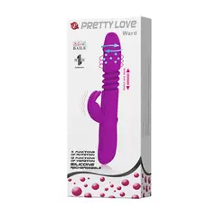PRETTY LOVE - Vibrador Rabbit Femenino Ward Multifunción Empuja y Rota Recargable