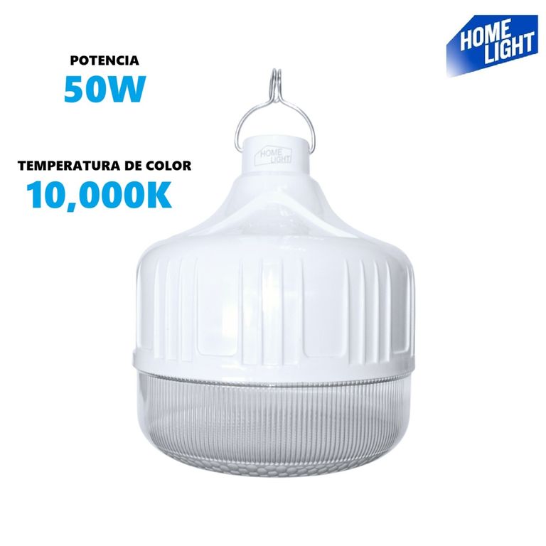 Foco Led Recargable 50W Slim