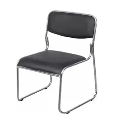 TU MESITA - Silla de Oficina Clásica Romina Cromada color Negro