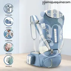 BABY - Canguro Ergonómico para Bebé «KANGÙ» Light Blue