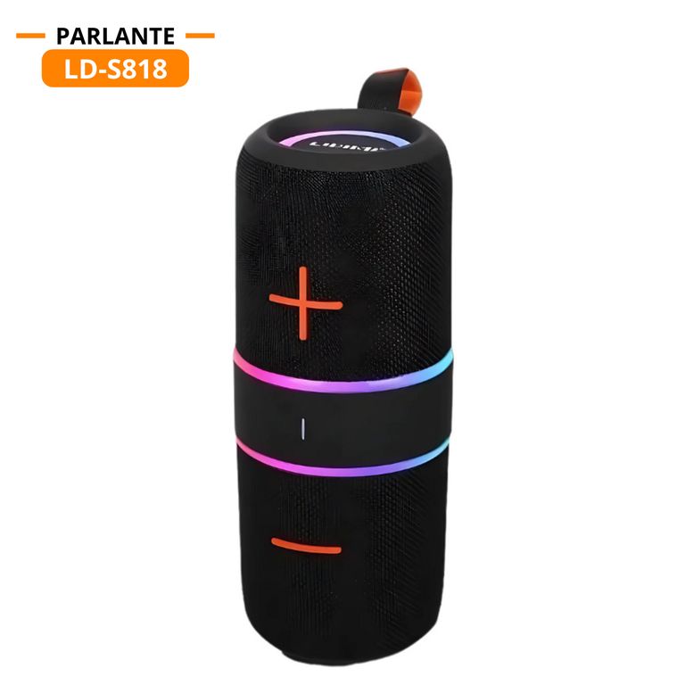 Parlante LD-S818 con luces LED